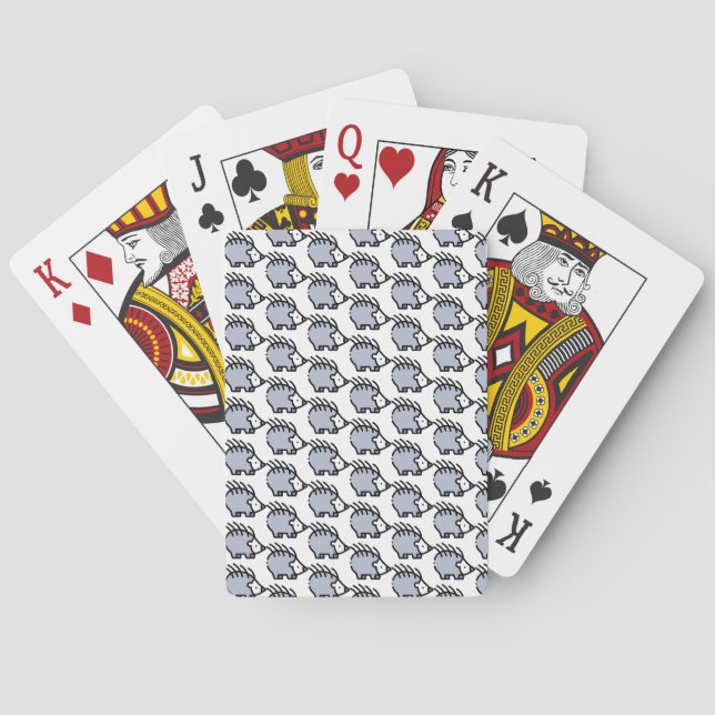 Hedgehog Playing Cards (Back)