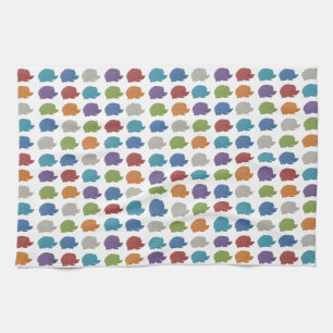 Hedgehog Pop Art Tea Towel