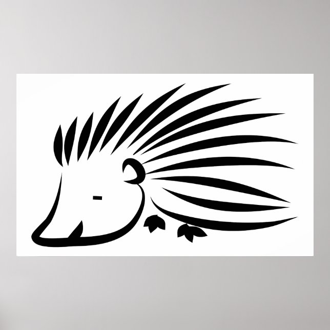 Hedgehog Poster (Front)