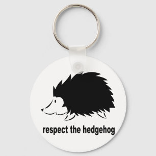 Hedgehog - Respect the Hedgehog Key Ring