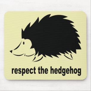 Hedgehog - Respect the Hedgehog Mouse Mat