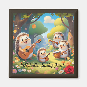 "Hedgehog Rhythm Crew" Magnet