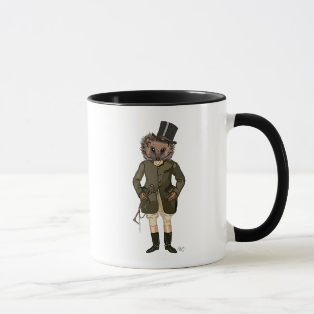 Hedgehog Rider Full Mug (Right)