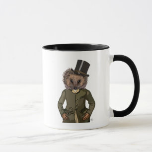 Hedgehog Rider Portrait Mug