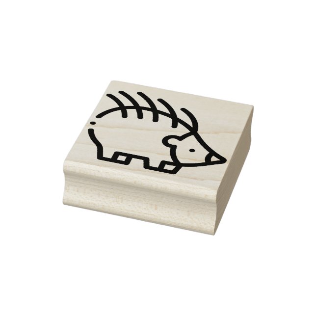 Hedgehog Rubber Stamp (Stamp)