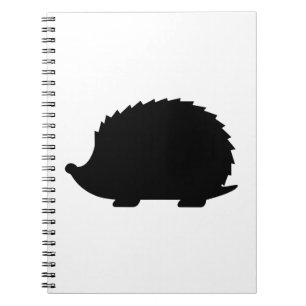 Hedgehog Silhouette Notebook