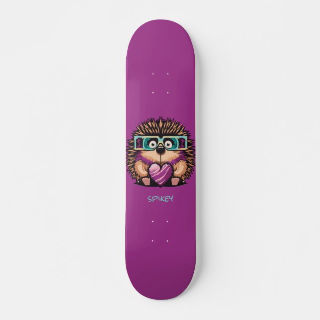 Hedgehog Skateboard (Front)