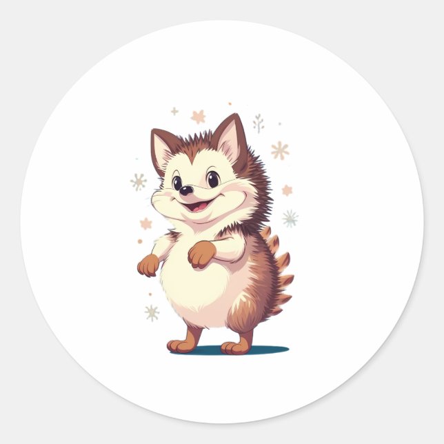 Hedgehog Sticker (Front)