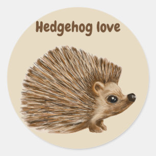 Hedgehog sticker scrapbooking fun,  stickers