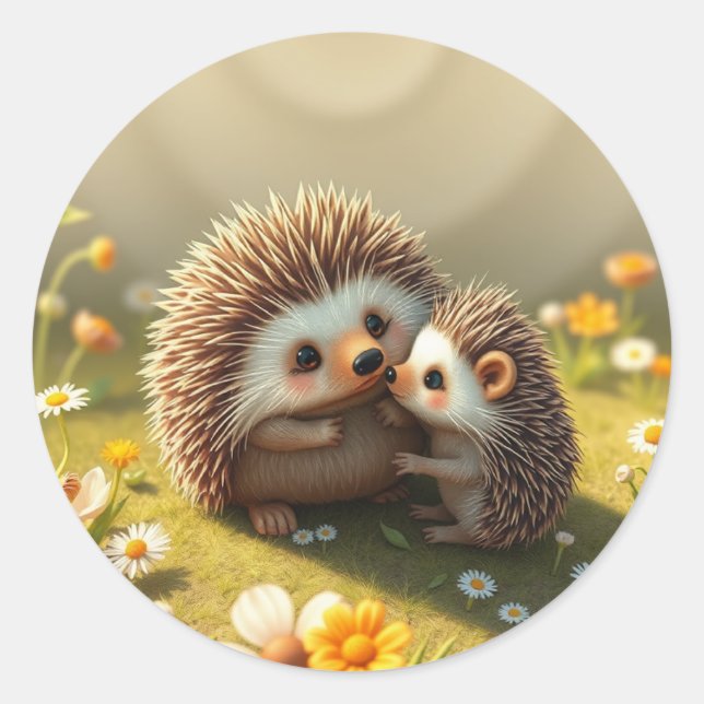 Hedgehog Stickers (Front)