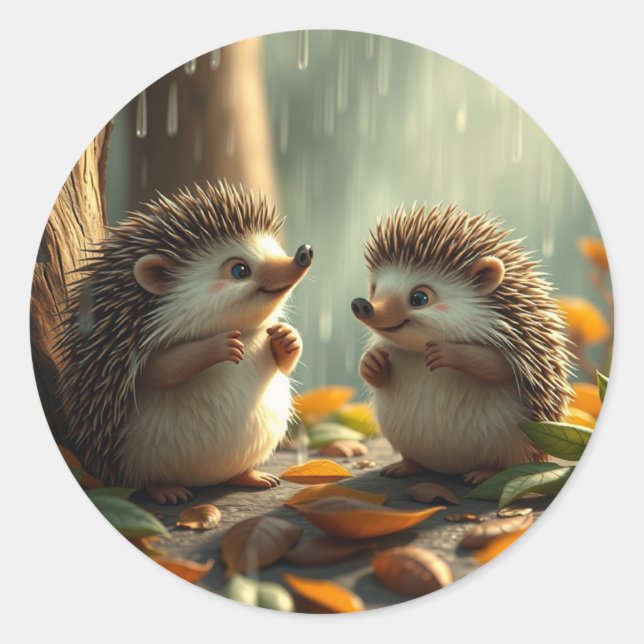 Hedgehog Stickers (Front)
