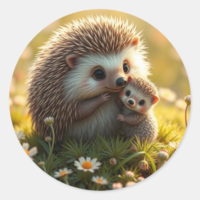 Hedgehog Stickers (Front)