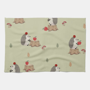 Hedgehog Tea Towel