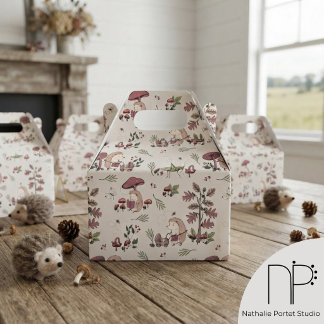 Hedgehog Toile Kids  Favour Box