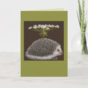 Hedgehog umbrella card