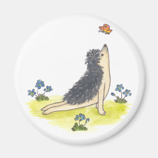 Hedgehog Upward Facing Dog Magnet