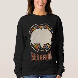 Hedgehog Vintage Classic Retro Animal Love Sweatshirt