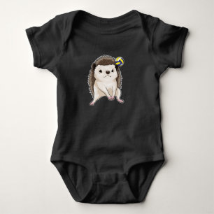 Hedgehog Volleyball player Volleyball Baby Bodysuit