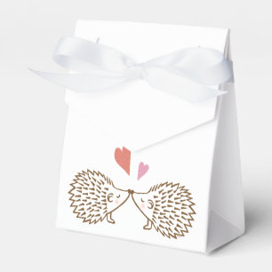 Hedgehog Wedding Favour Box Cute Hedgehogs Hearts