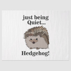 Hedgehog Woodland Animal Birthday Party Tissue Paper
