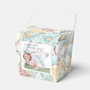 Hedgehog Woodland Boy Baby Shower Picnic Thank You Favour Box