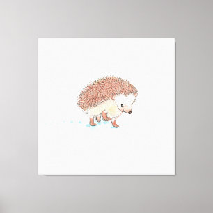 Hedgehog's Big Adventure  Canvas Print