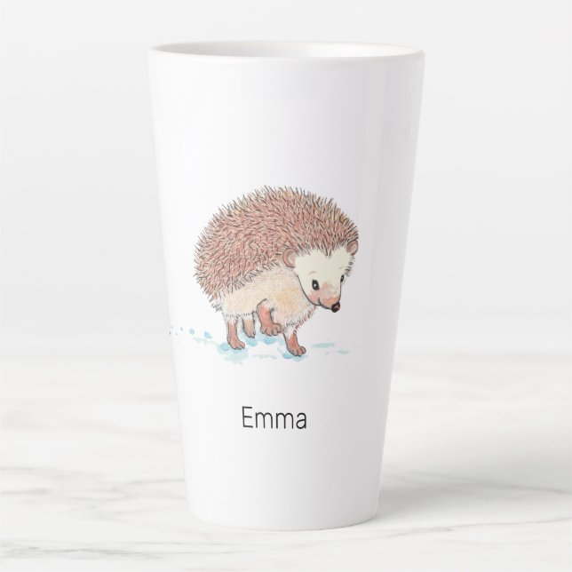 Hedgehog's Big Adventure  Latte Mug (Front)