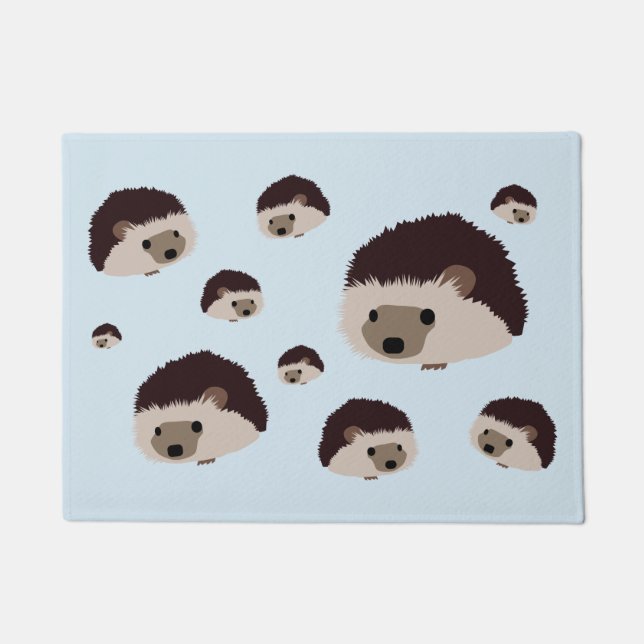Hedgehogs - Door Mat (Front)