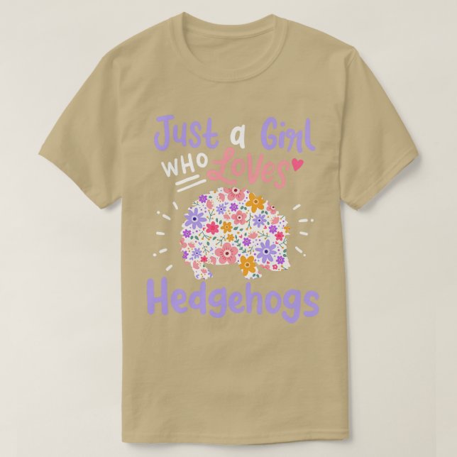 Hedgehogs Hedgehog Lover T-Shirt (Design Front)