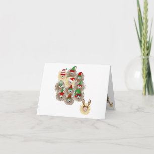 Hedgehogs Holiday Party Note Card