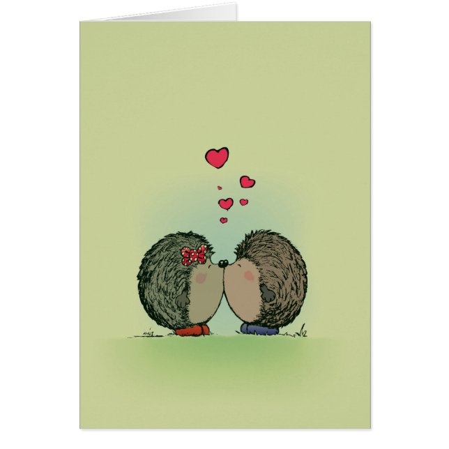 Hedgehogs in love (Front)