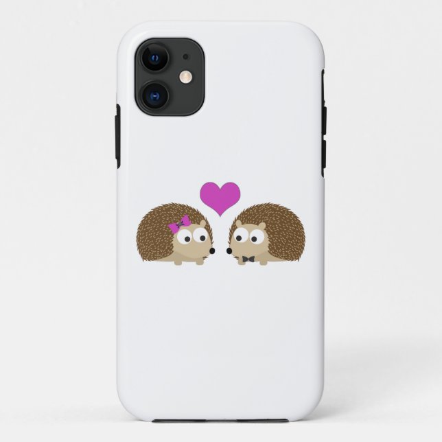 Hedgehogs in love Case-Mate iPhone case (Back)
