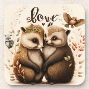 hedgehogs in love coaster