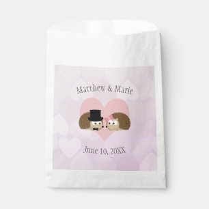 Hedgehogs in Love Favour Bags