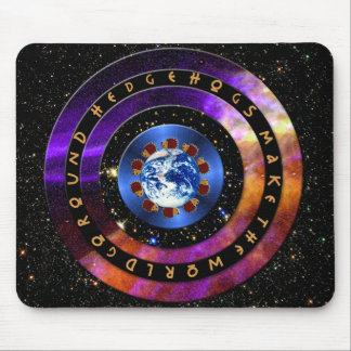 Hedgehogs Make The World Go Round! Mouse Mat