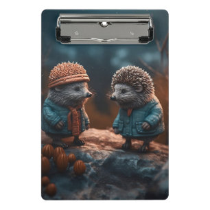 Hedgehogs Mini Clipboard