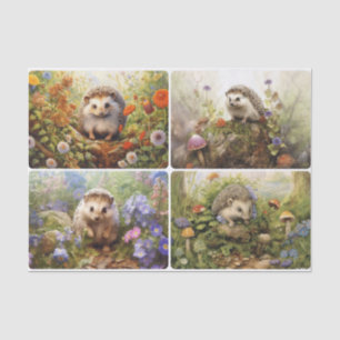 Hedgehogs Tissue Paper