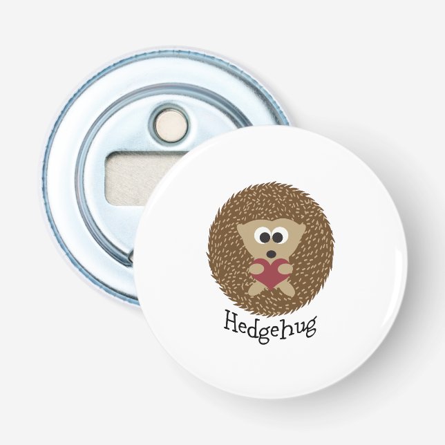Hedgehug Hedgehog Bottle Opener (Front)