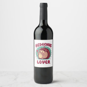 Hedgehug Lover Wine Label