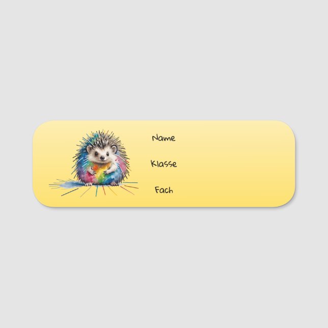 hedgel name tag (Front)