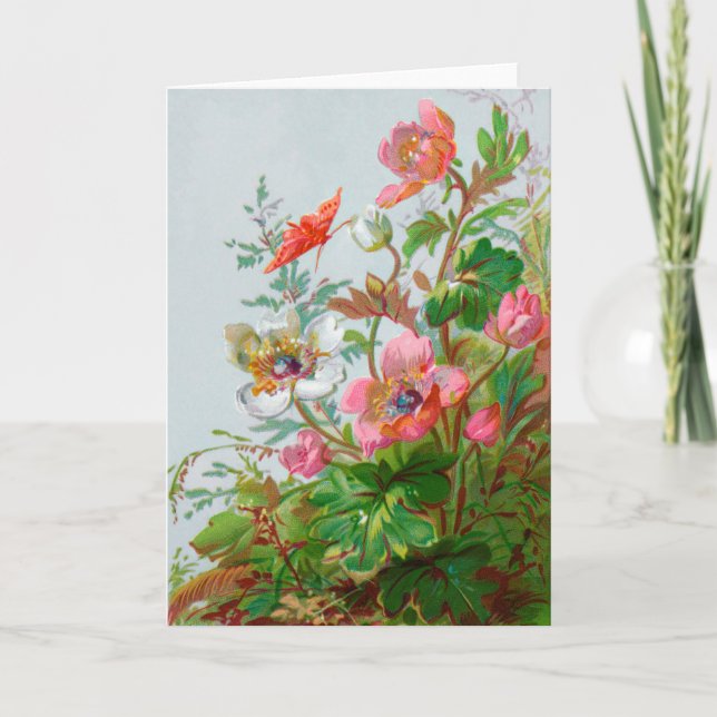 Hedgerow Garden Greeting Card (Front)