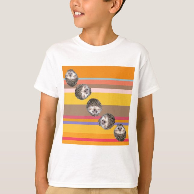 Hedgie Downhill Roll T-Shirt (Front)