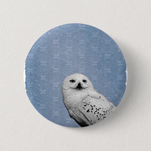 Hedwig 2 6 cm round badge (Front)
