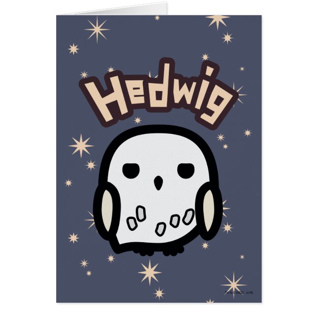 Hedwig Cartoon Character Art (Front)