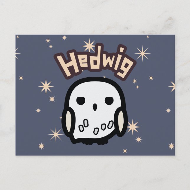 Hedwig Cartoon Character Art Postcard (Front)