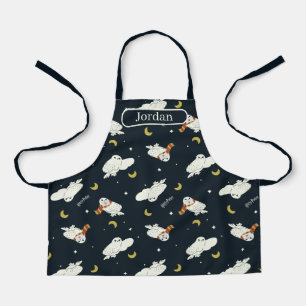 Hedwig Nighttime Moonlight Pattern Apron