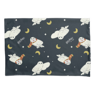Hedwig Nighttime Moonlight Pattern Pillowcase