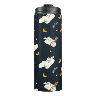 Hedwig Nighttime Moonlight Pattern Thermal Tumbler