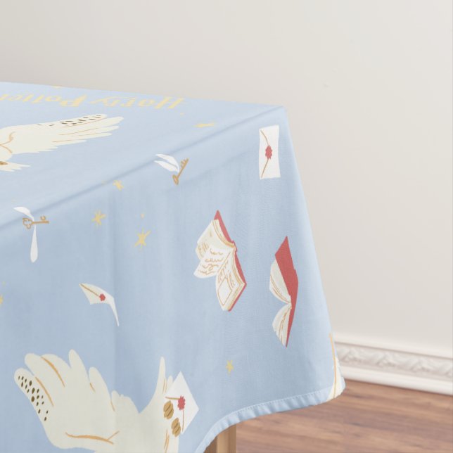 Hedwig Owl Post Letters and Books Pattern Tablecloth (In Situ)