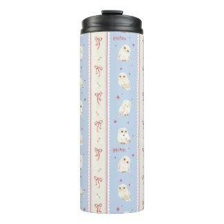 Hedwig Owl Post Stripe Pattern Thermal Tumbler